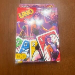 UNO K-Pop Demolition Mix Kids Trading Cards Game - Purple